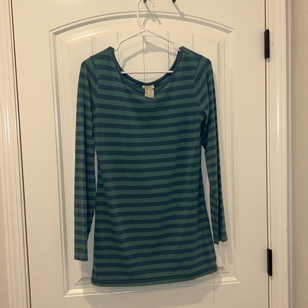Blue and Green Matilda Jane long sleeve. Size Large.